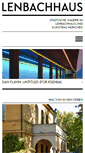 Mobile Screenshot of lenbachhaus.de