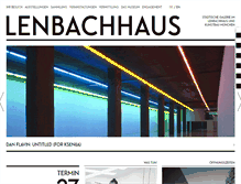 Tablet Screenshot of lenbachhaus.de